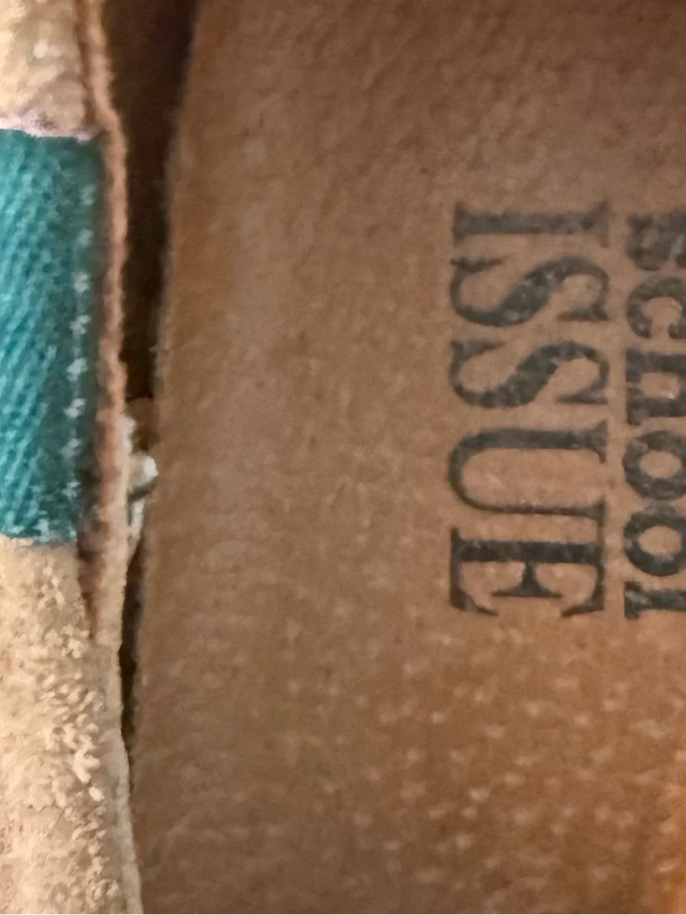 School Issue Kids Suede Lace-Up Dress Shoes in Brown